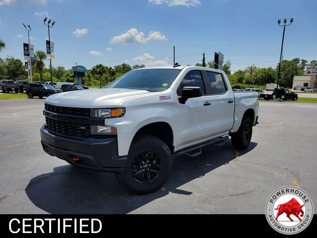 Certified Used 2019 Silver Chevrolet Custom Trail Boss image 1