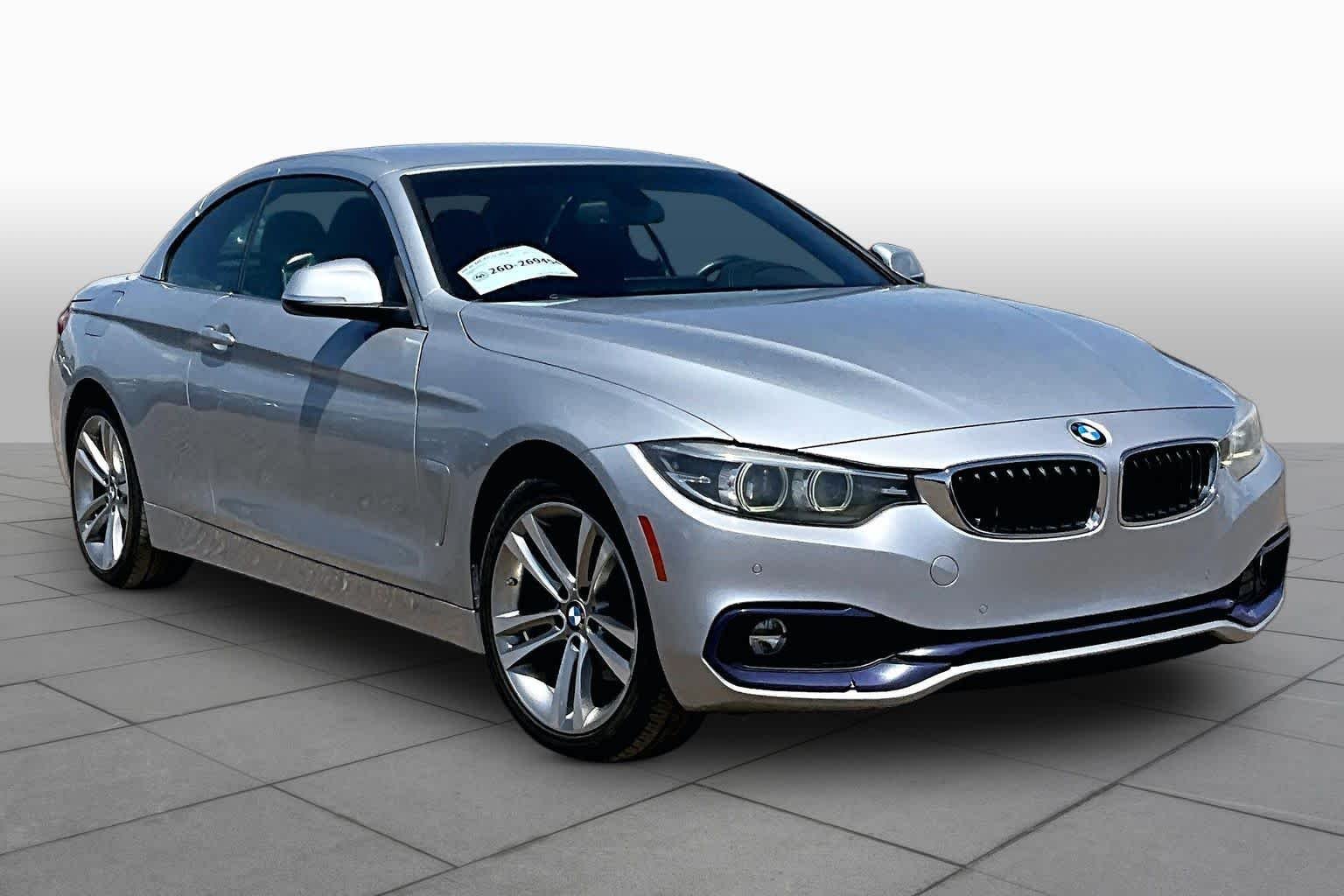 Used 2018 GLACIER SILVER METALLIC BMW 430i xDrive image 2