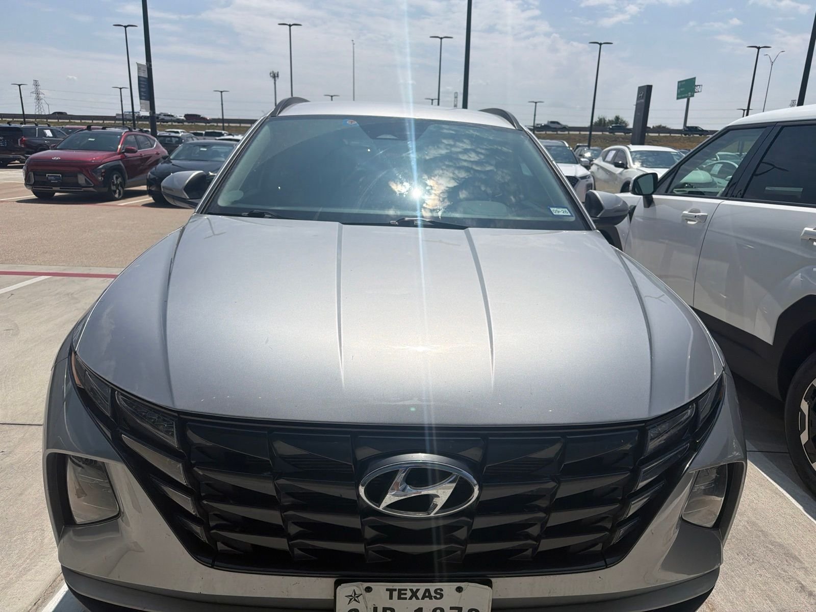 Used 2023 Shimmering Silver Hyundai SEL image 2
