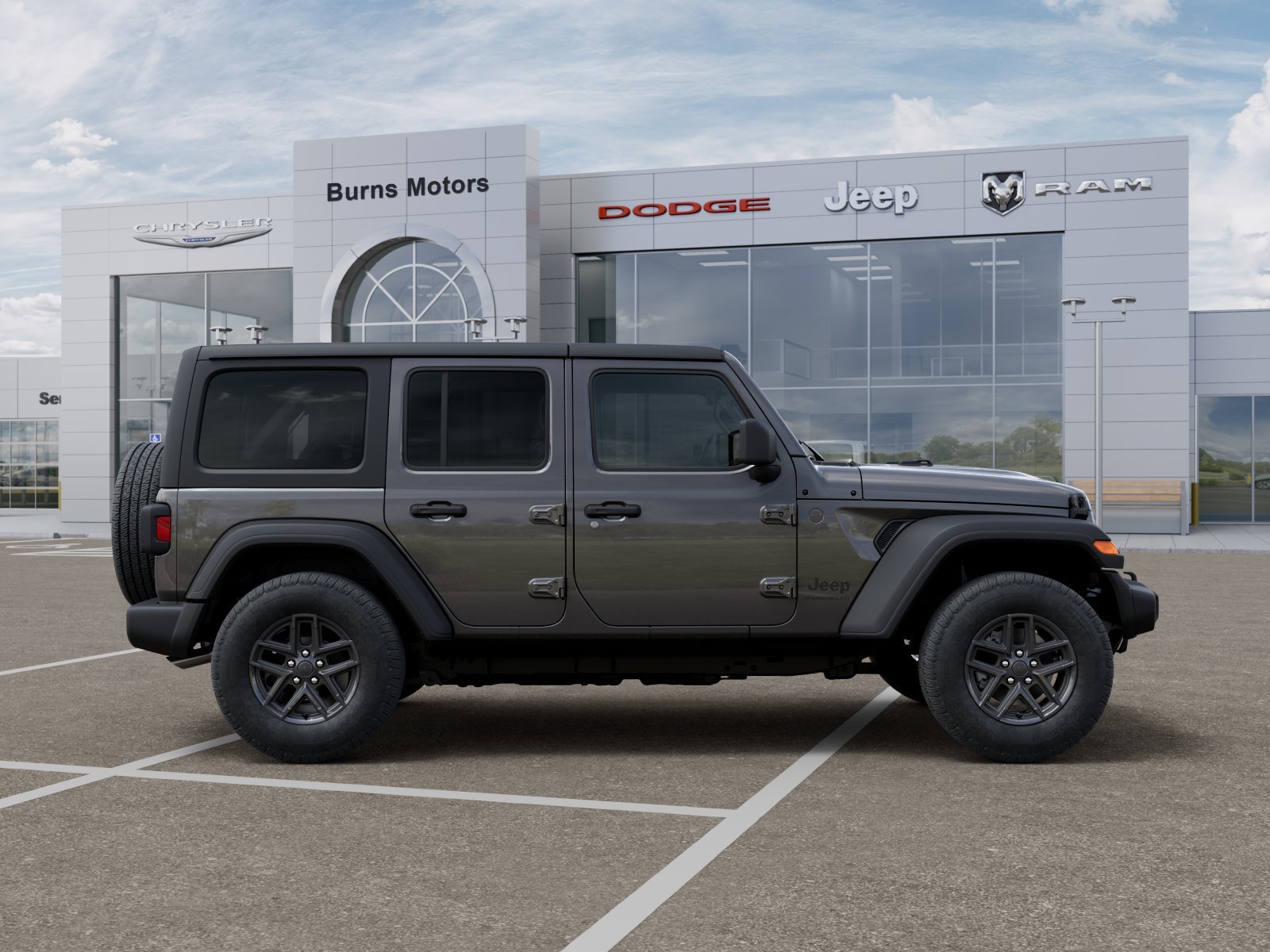 New 2026 Granite Crystal Metallic Clear-Coat Exterior Paint Jeep Sport 4-Door image 21