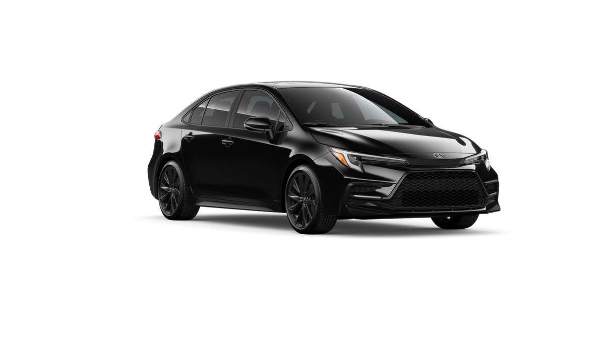 New 2026 Midnight Black Metallic Toyota Hybrid SE image 37