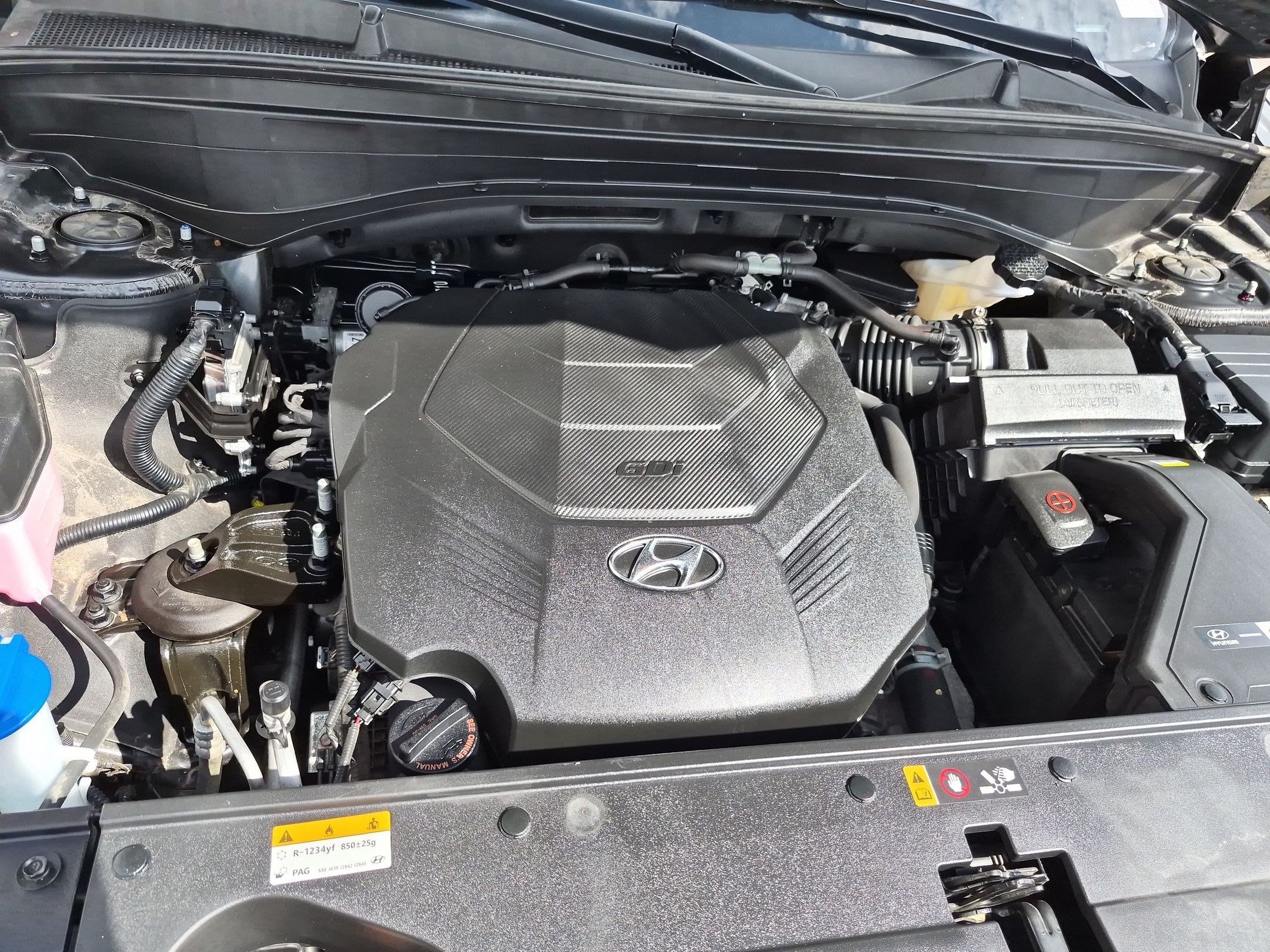 Used 2024 Abyss Black Pearl Hyundai SEL 7P image 34