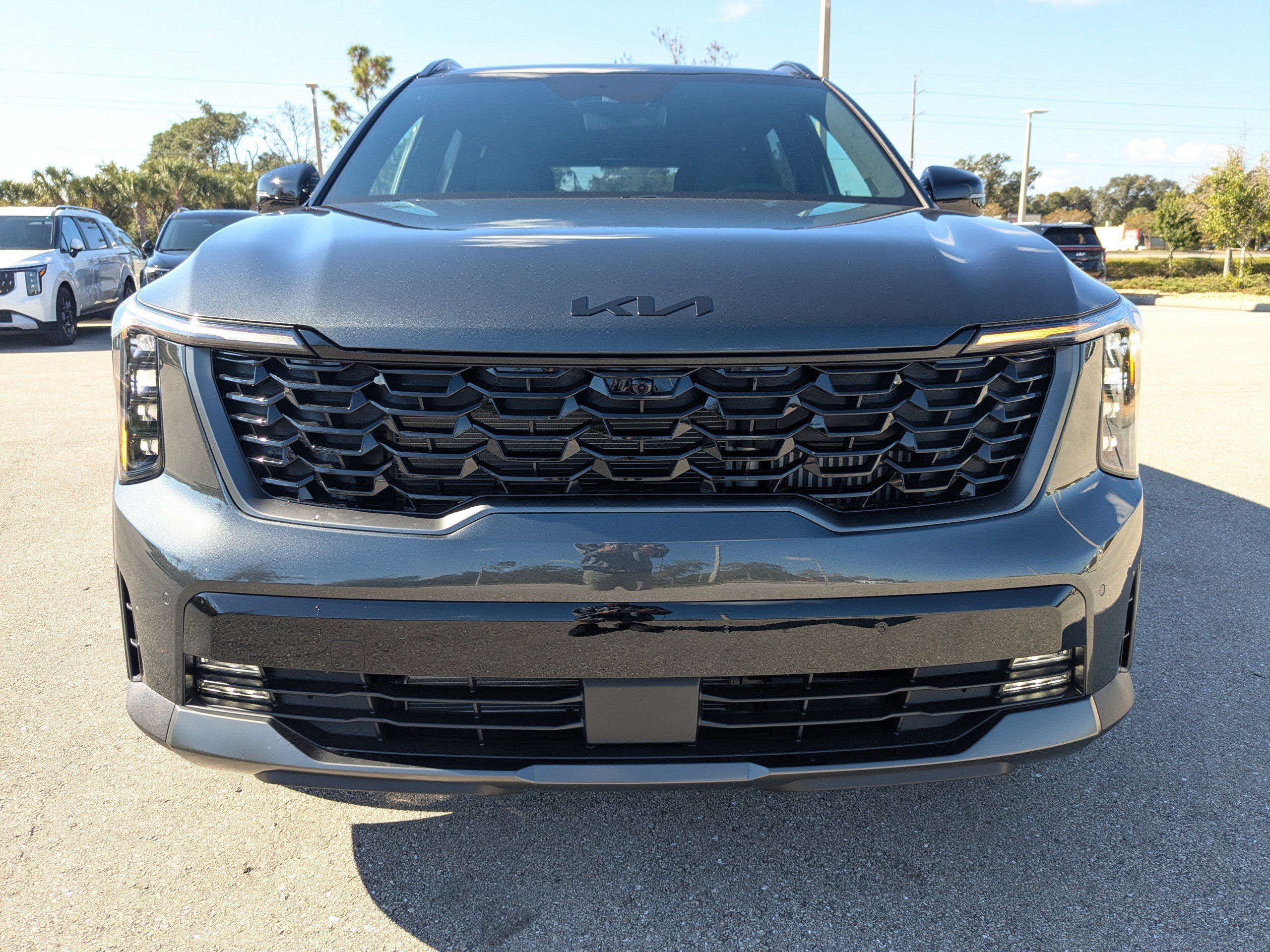 New 2026 Interstellar Gray Kia X-Line SX Prestige AWD image 3