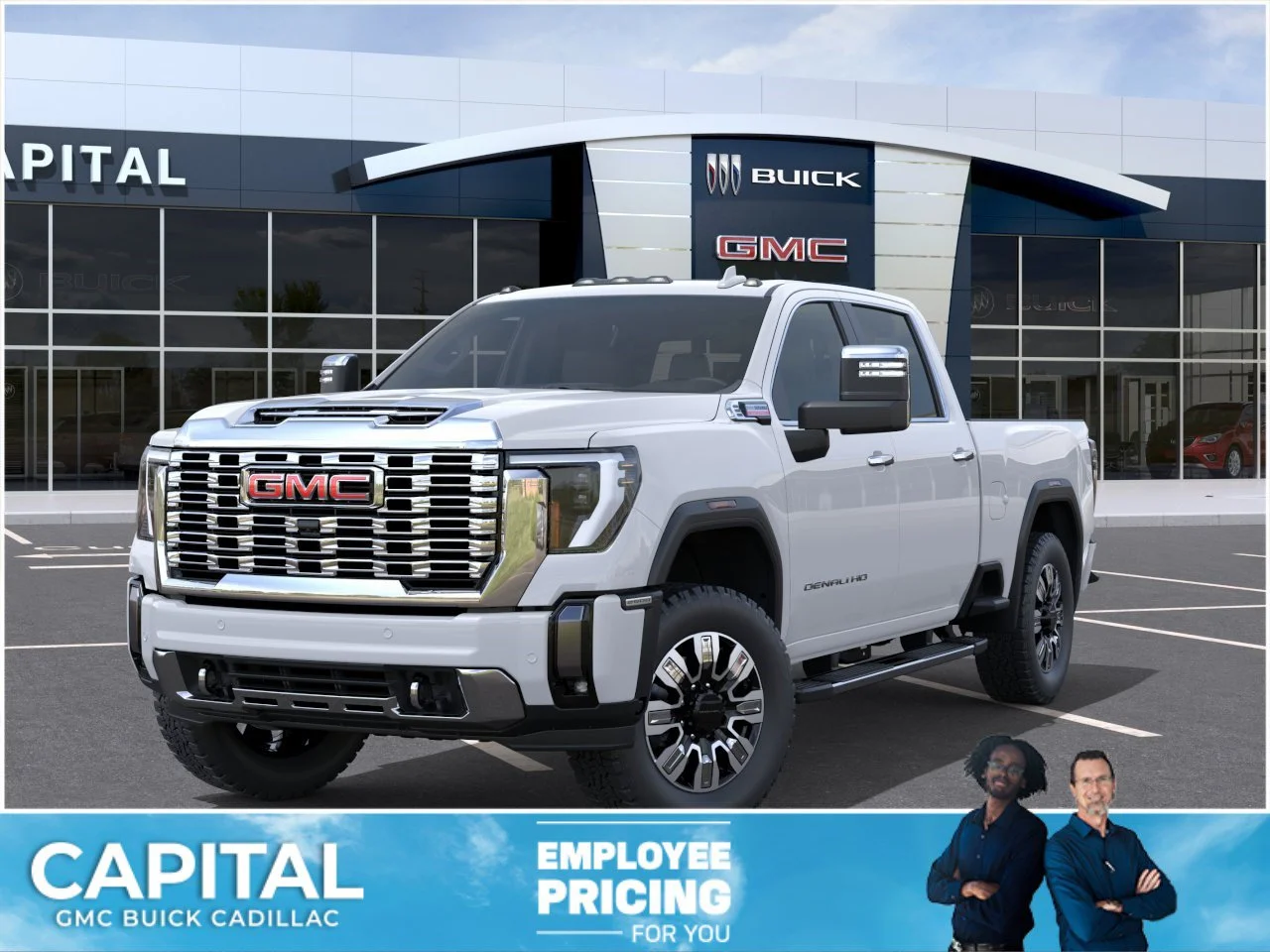 New 2026 Glacier White Tricoat GMC Denali image 1