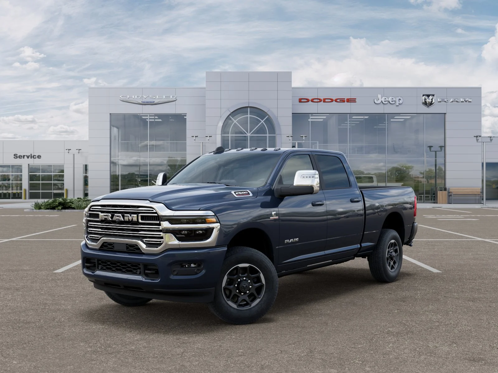 New 2026 Forged Blue Metallic Exterior Paint RAM Laramie image 28