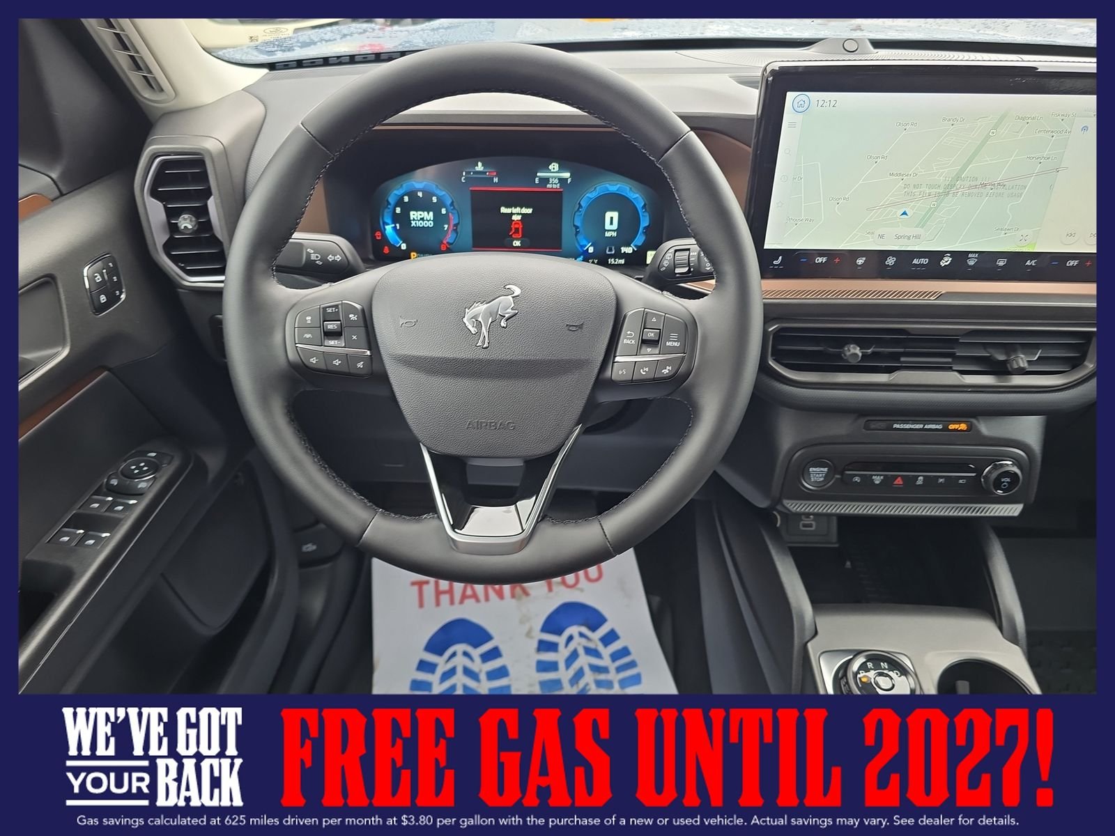 New 2025 Azure Gray Metallic Tri-Coat Ford Outer Banks image 11