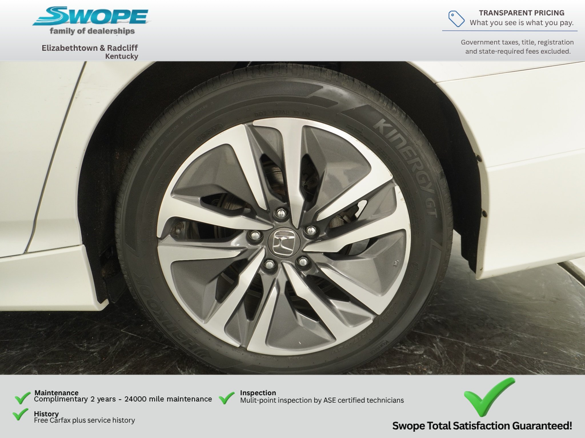 Used 2018 White Orchid Pearl Honda Base image 28
