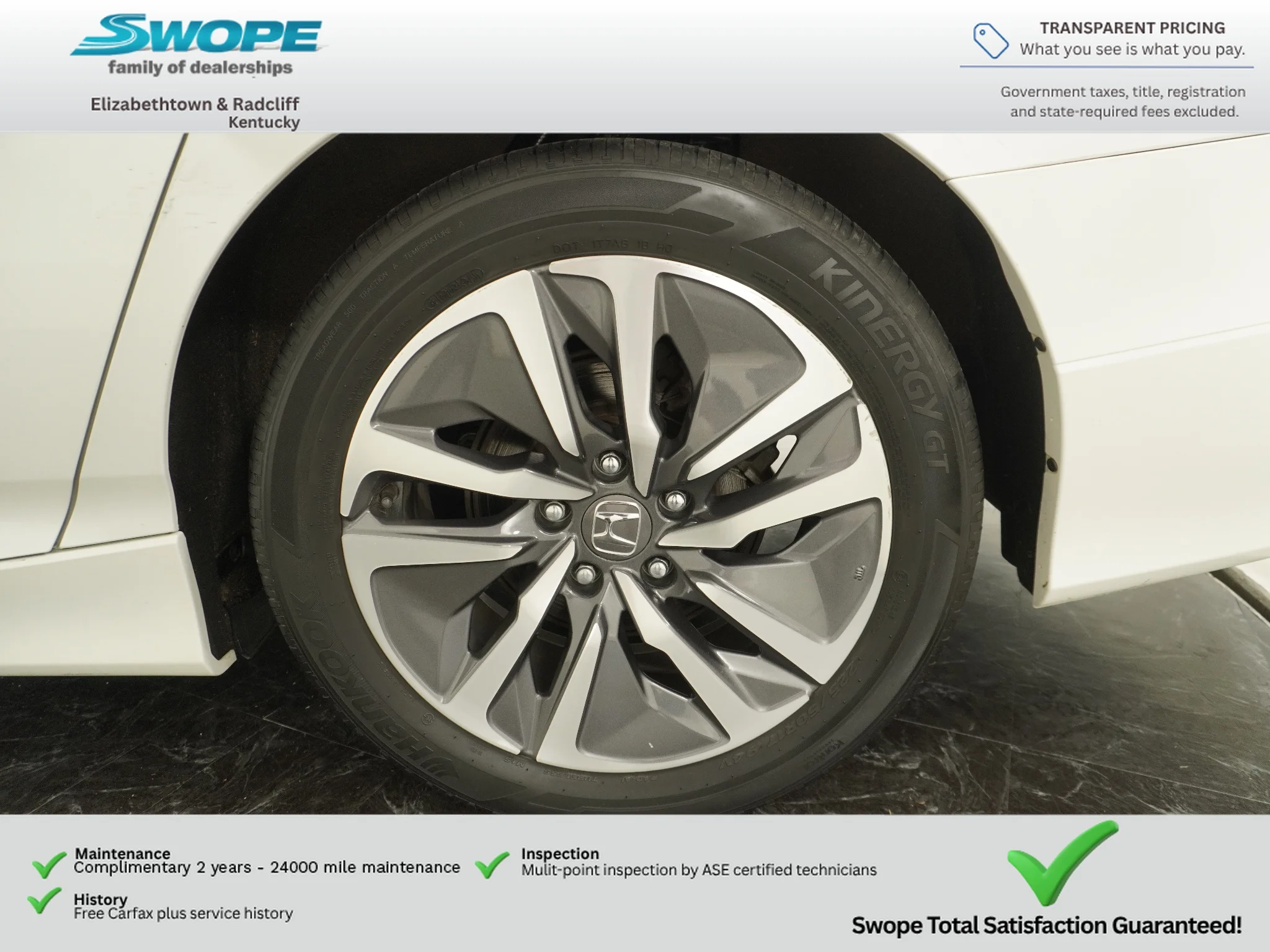 Used 2018 White Orchid Pearl Honda Base image 28