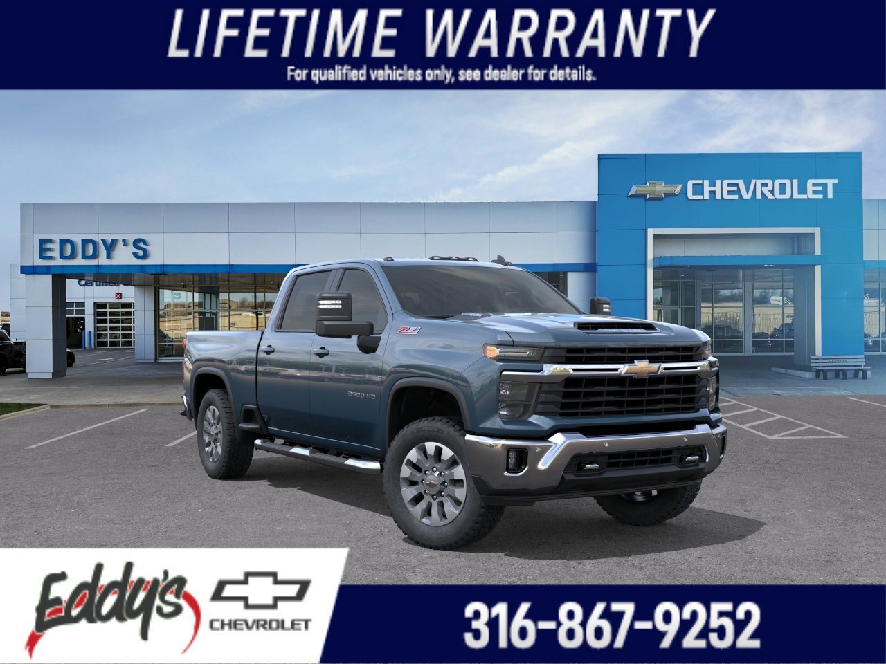 New 2026 Lakeshore Blue Metallic Chevrolet LT image 1