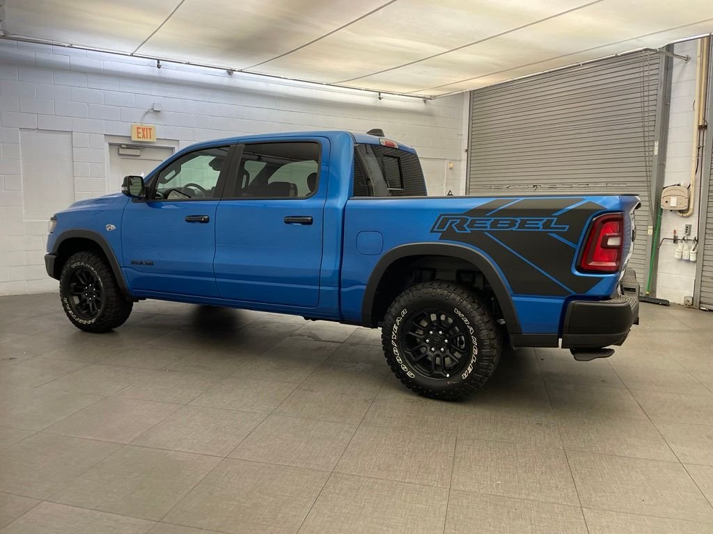 New 2026 Hydro Blue Pearl-Coat Exterior Paint RAM Rebel image 8