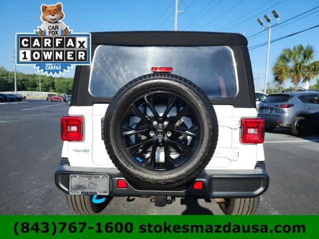 Used 2023 White Jeep Sahara 4xe image 8