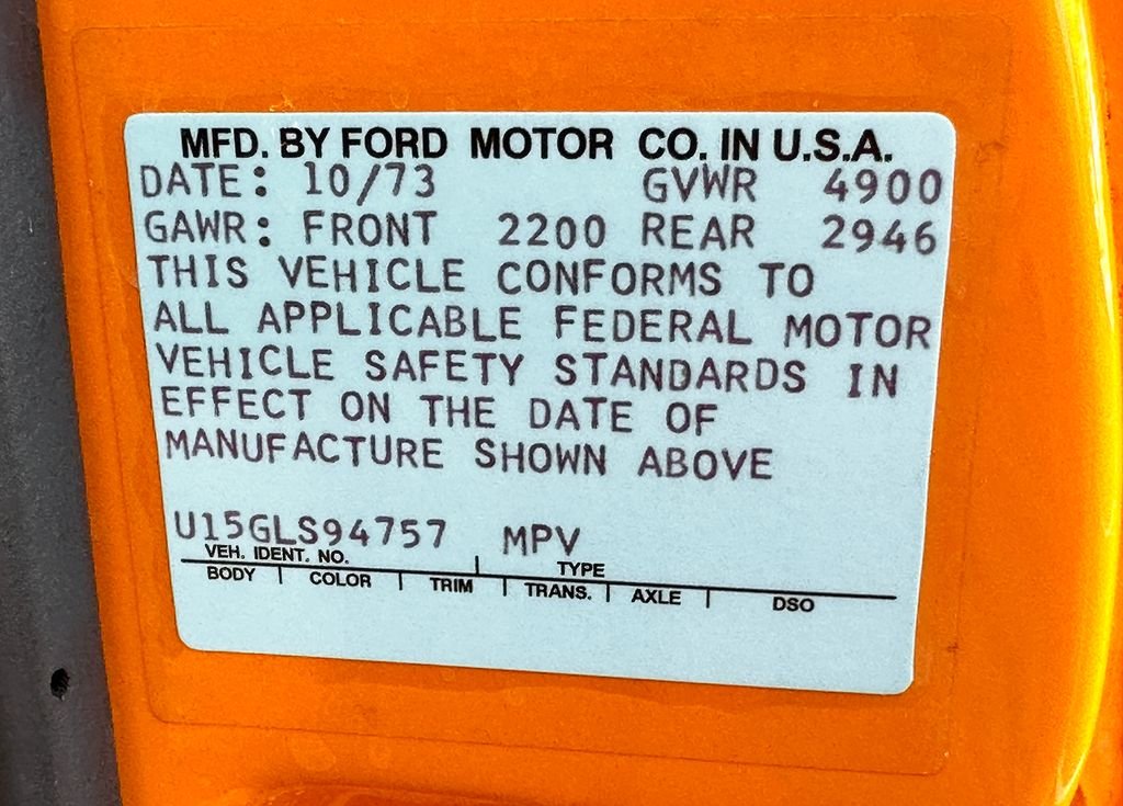 Used 1974 Orange Ford Ranger image 54
