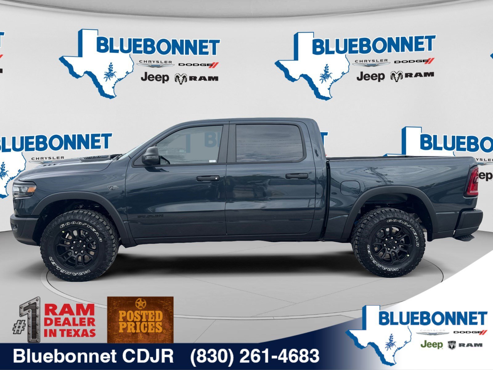 New 2027 Forged Blue Metallic Exterior Paint RAM Rebel image 8