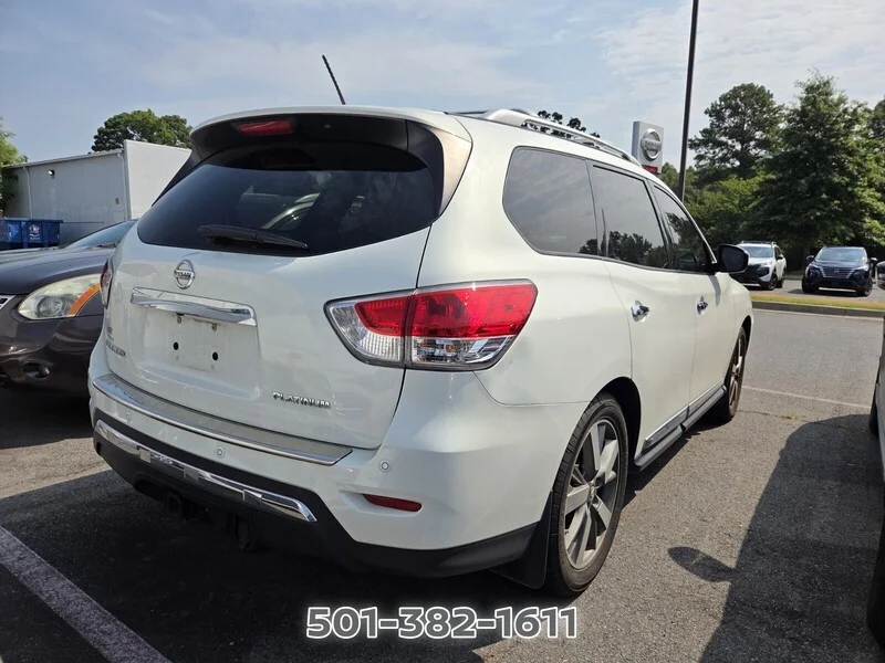 Used 2014 Moonlight White NISSAN PLATINUM image 3