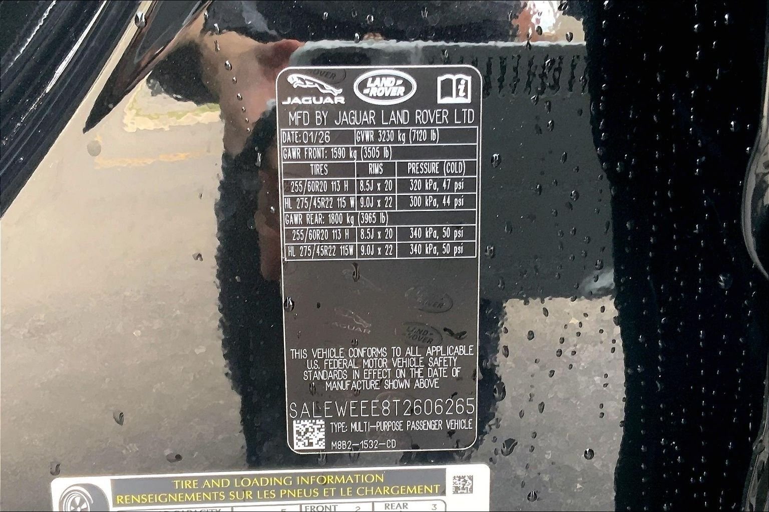 New 2026 Santorini Black Land Rover V8 image 18