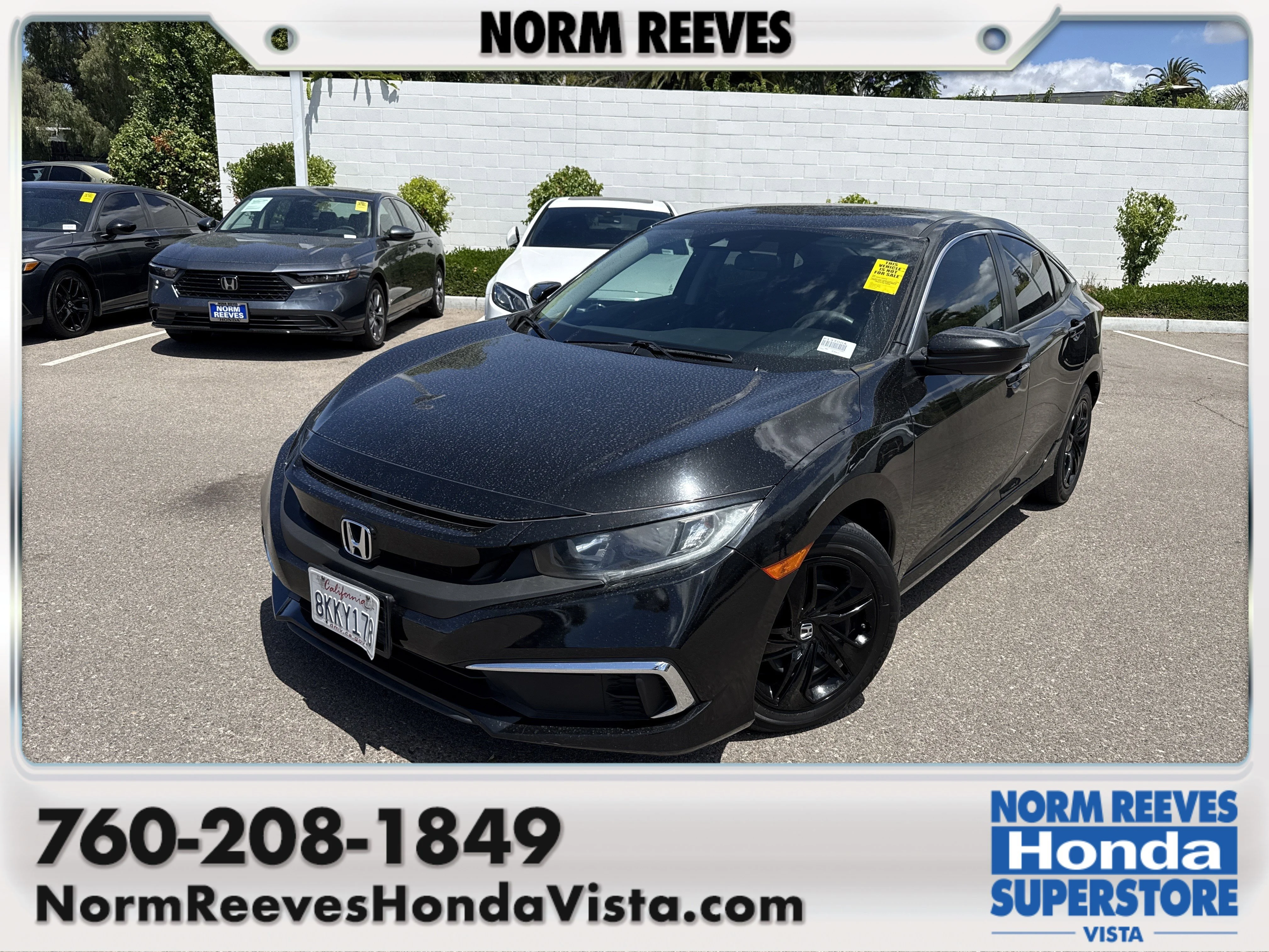 Certified Used 2019  Honda LX image 1
