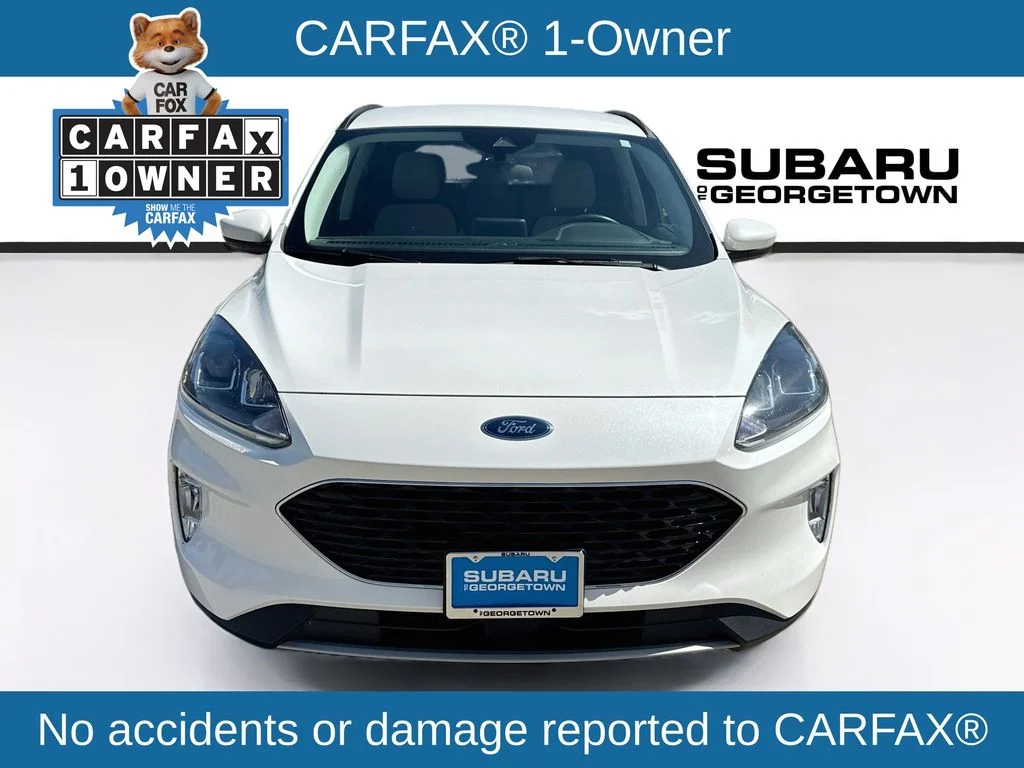 Used 2021 White Ford SEL image 2