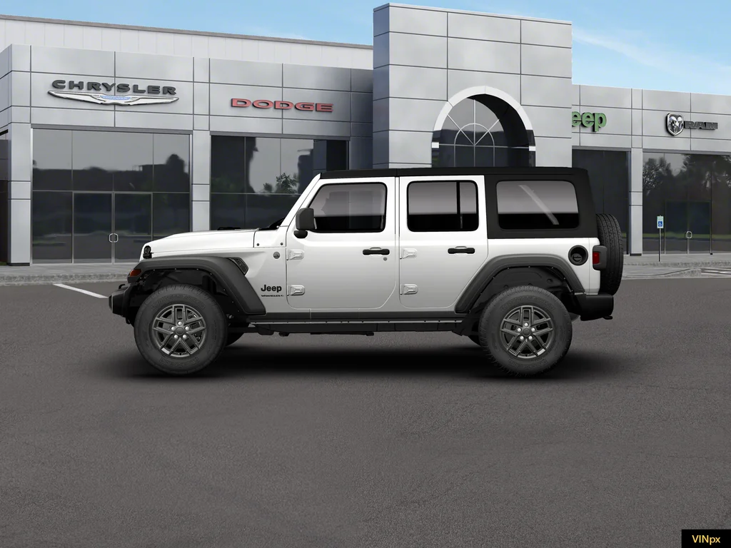 New 2026 Bright White Clear-Coat Exterior Paint Jeep Sport image 2