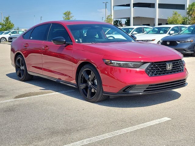 Used 2024 Radiant Red Metallic Honda Sport-L image 1