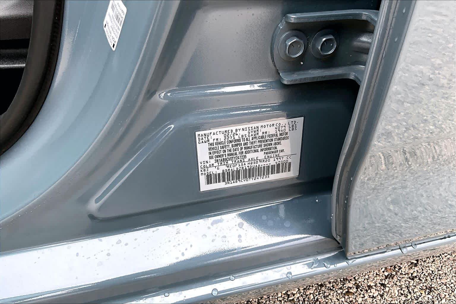 Used 2026 Atlantic Gray Metallic Nissan SV image 34