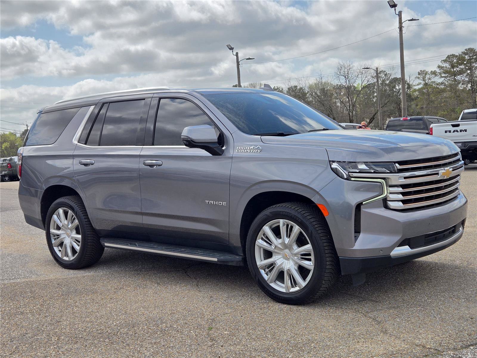Used 2021 Satin Steel Metallic Chevrolet High Country image 5