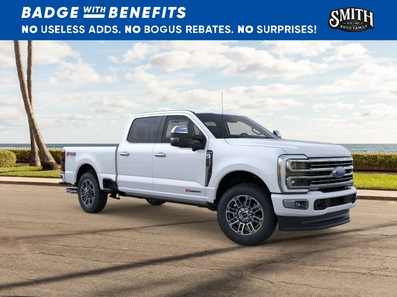 New 2026 Star White Metallic Tri-Coat Ford F-250® Platinum® image 8