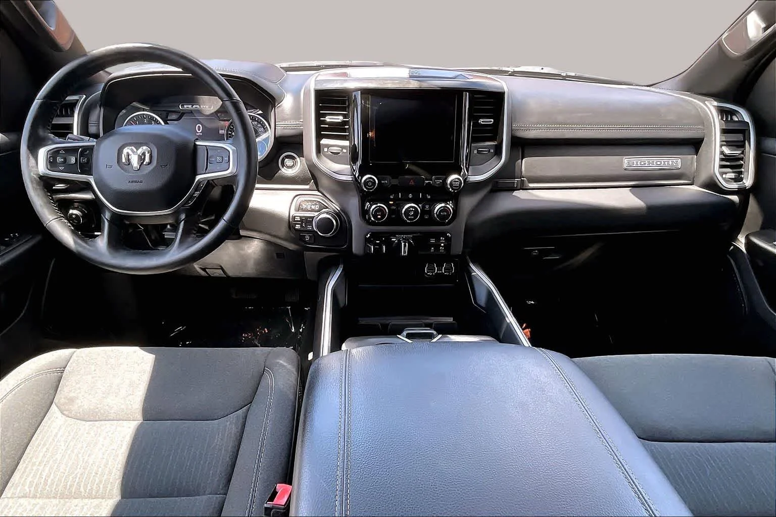 Used 2022 Diamond Black Crystal Pearlcoat Ram Big Horn image 15