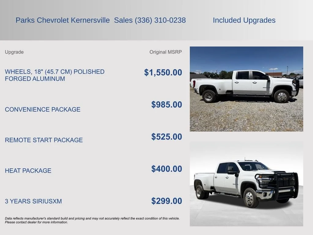 Used 2025 Summit White Chevrolet LT DRW image 4