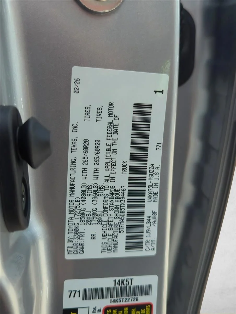 Used 2026 Celestial Silver M Toyota 1794 Edition image 24