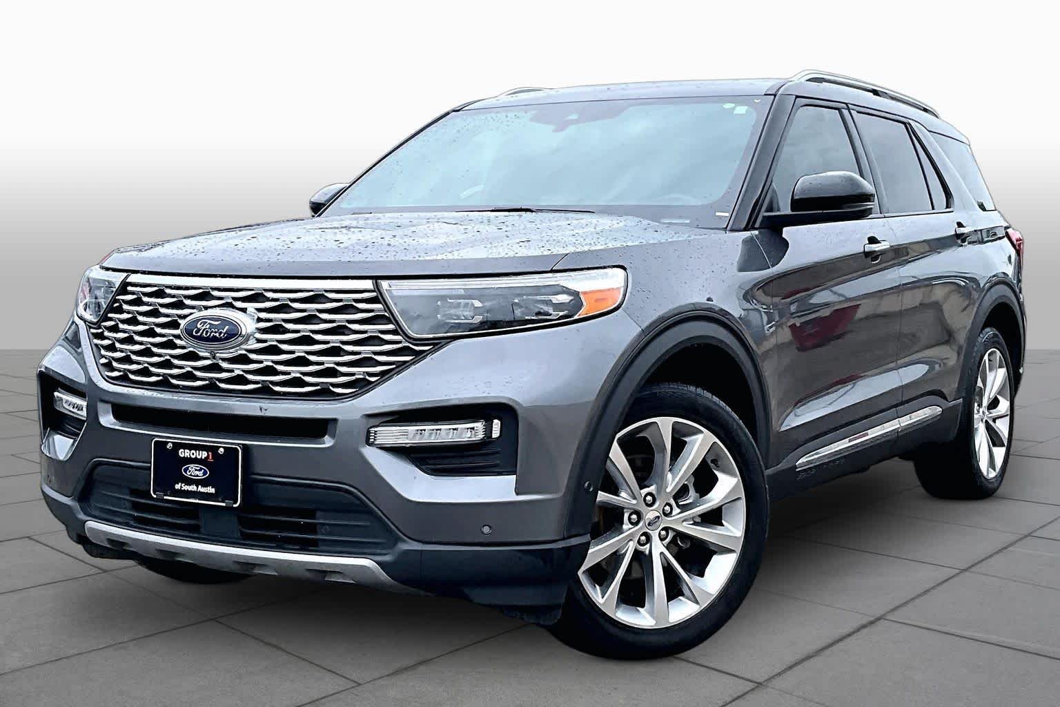 Used 2021 Carbonized Gray Metallic Ford Platinum image 35