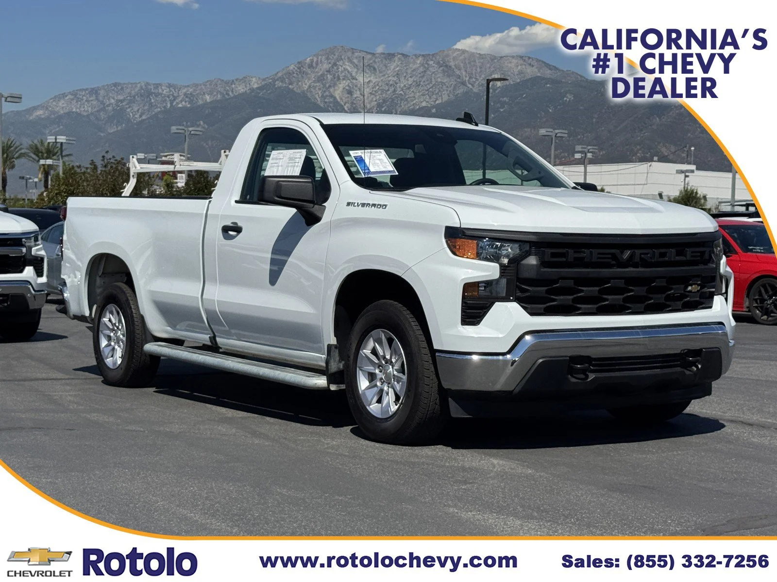 Used 2025 Summit White Chevrolet Work Truck image 1