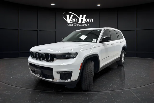 Used 2023 Bright White Clearcoat Jeep Limited image 3