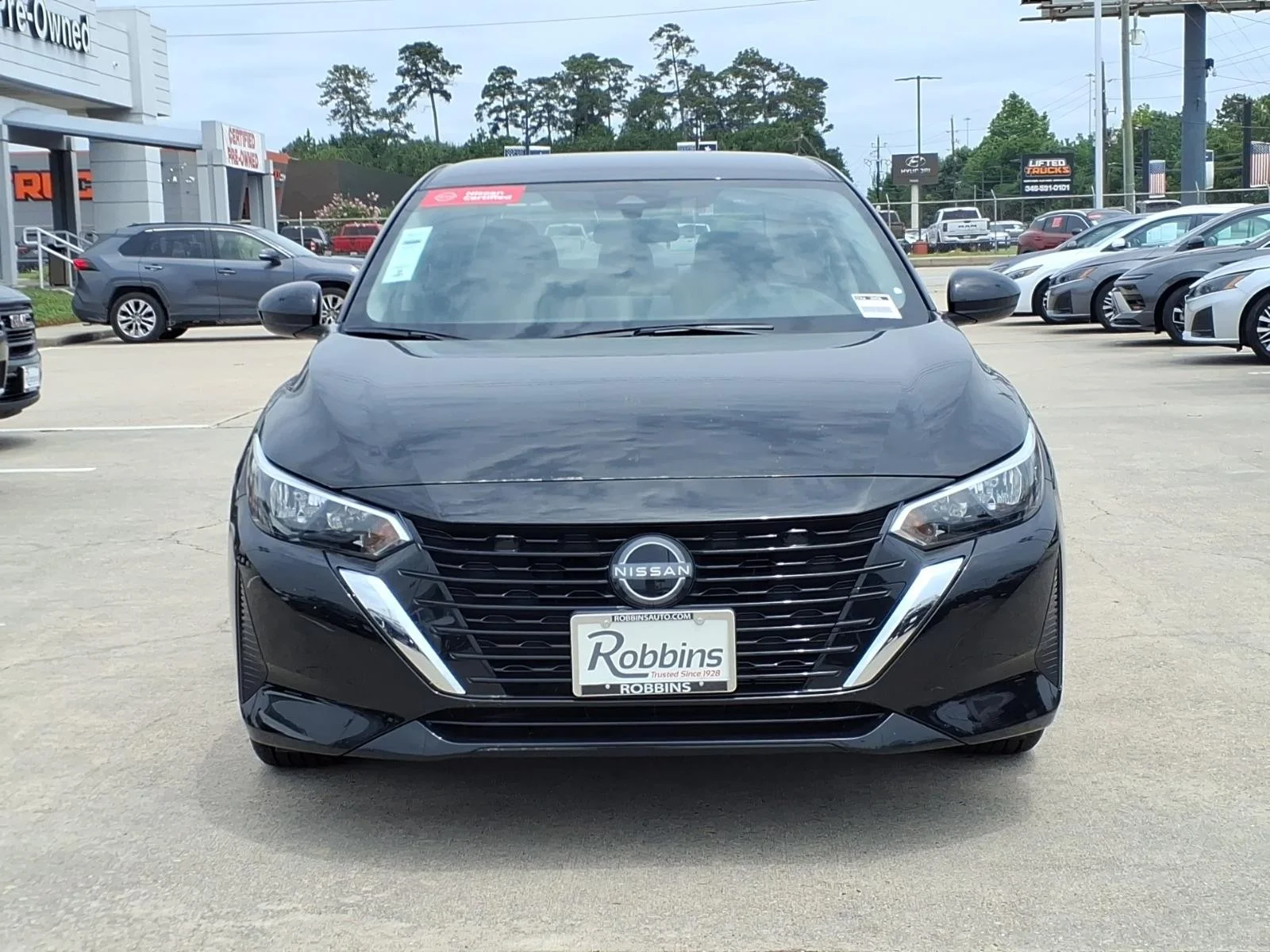 2025 Nissan Sentra SV Black at Robbins Nissan