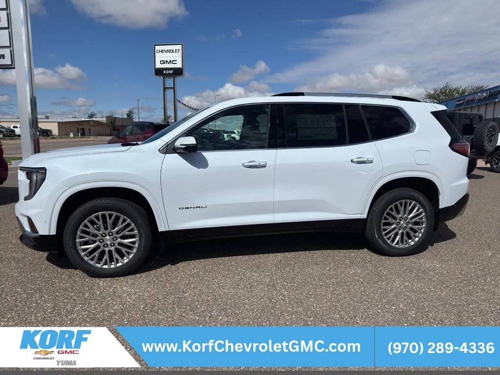 New 2026 Glacier White Tricoat GMC Denali image 1