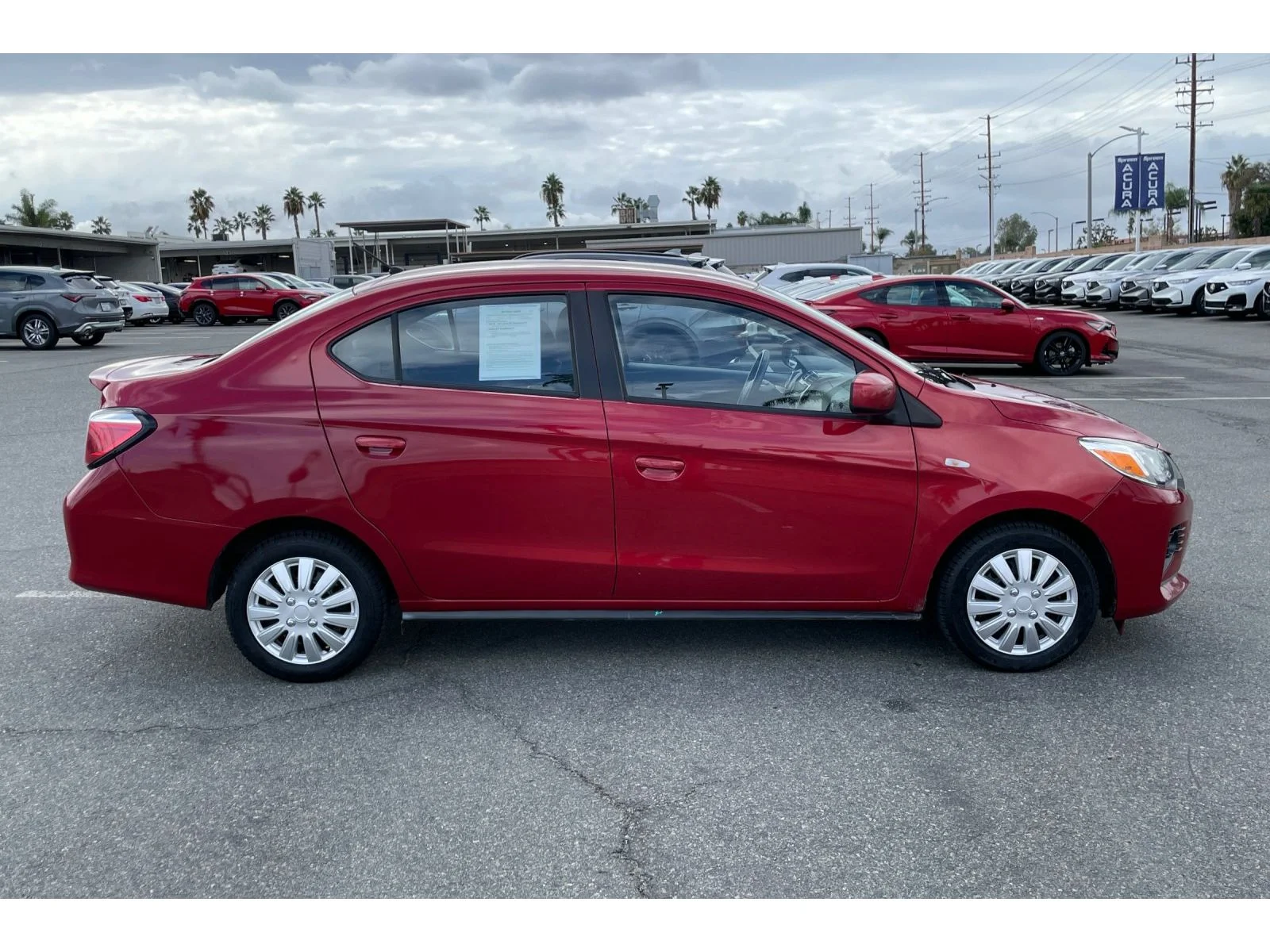 Used 2023 Infrared Metallic w/Black Roof Mitsubishi Black Edition image 6