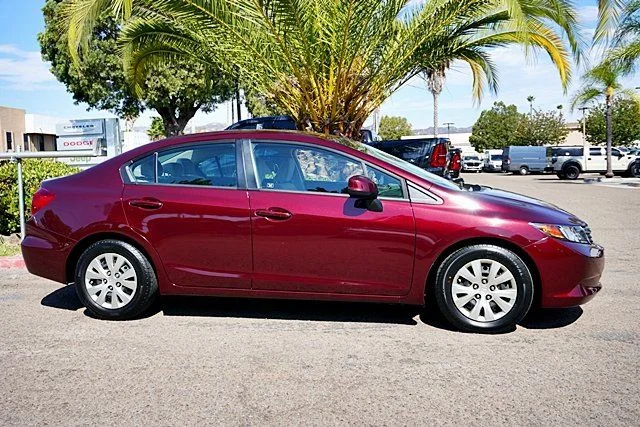Used 2012 Honda Civic LX with VIN 19XFB2F5XCE363727 for sale in Poway, CA