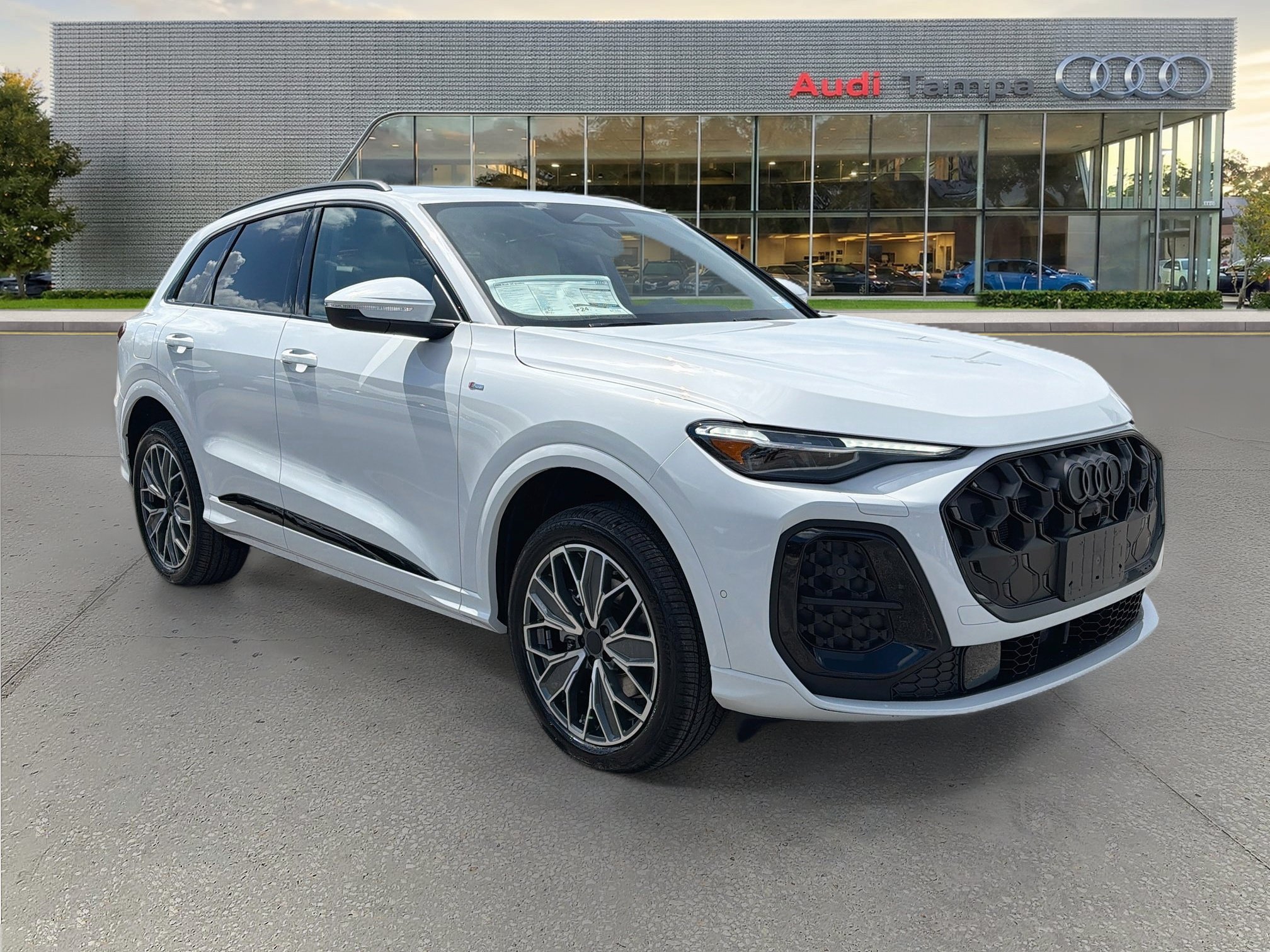 New 2026 Glacier White Metallic Audi Premium Plus image 1