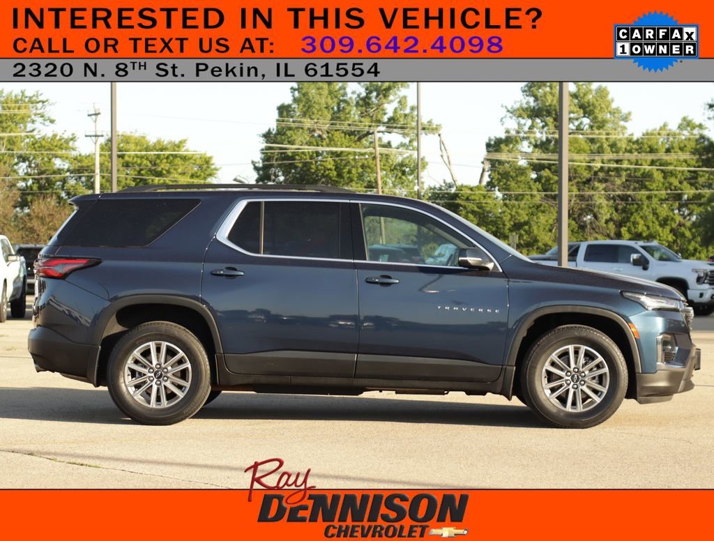 Used 2023 Northsky Blue Metallic Chevrolet LT Cloth image 8
