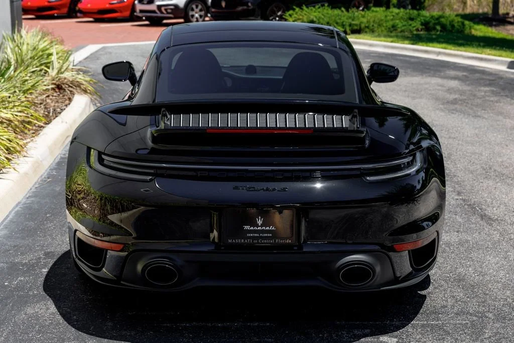 Used 2022 Black Porsche Turbo S image 4