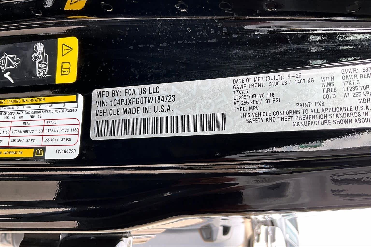 Used 2026 Black Clearcoat Jeep Rubicon image 34