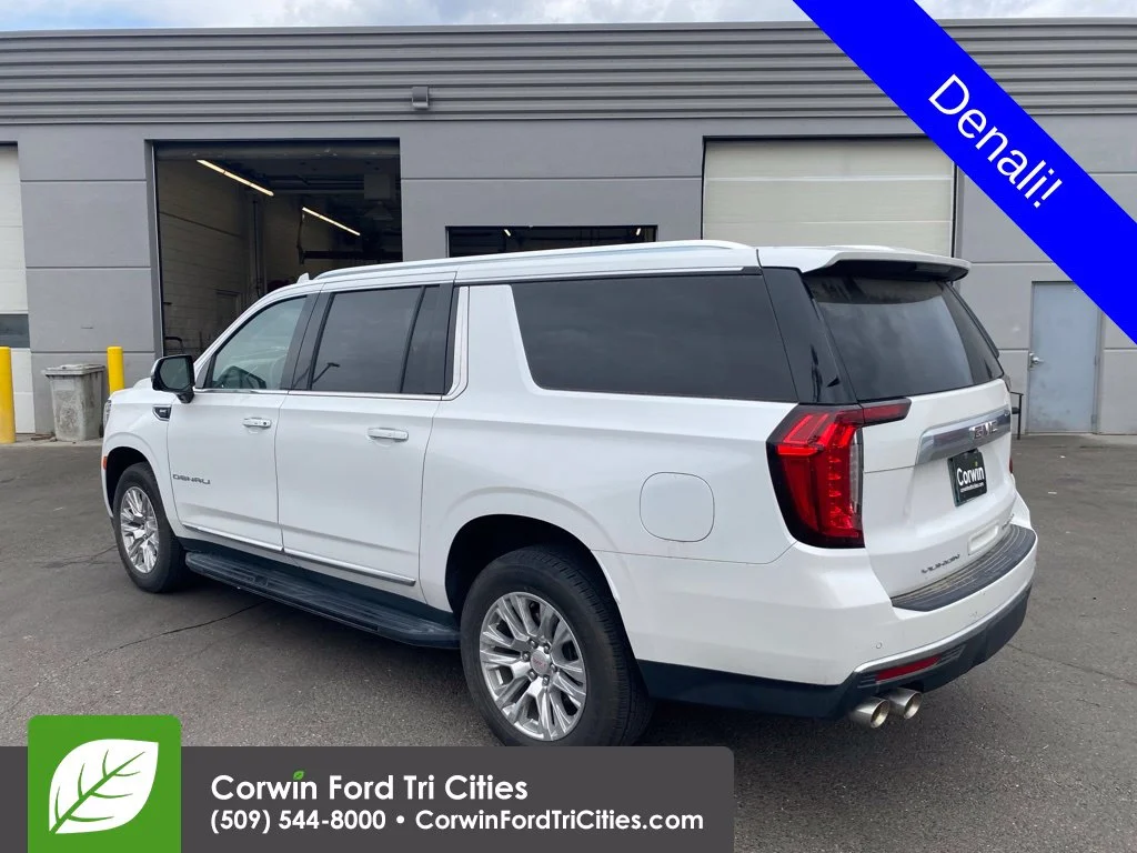 Used 2021 White Frost Tri-Coat GMC Denali image 5