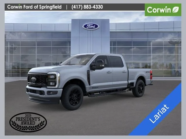 New 2026 Glacier Gray Metallic Tri-Coat Ford F-250® Lariat® image 1