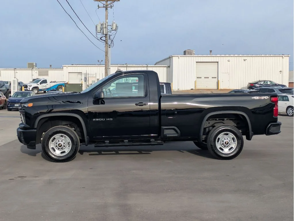 New 2025 BLACK Chevrolet Work Truck image 2