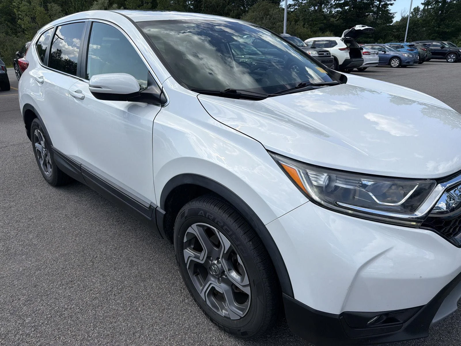 Used 2019 Platinum White Pearl Honda EX image 9