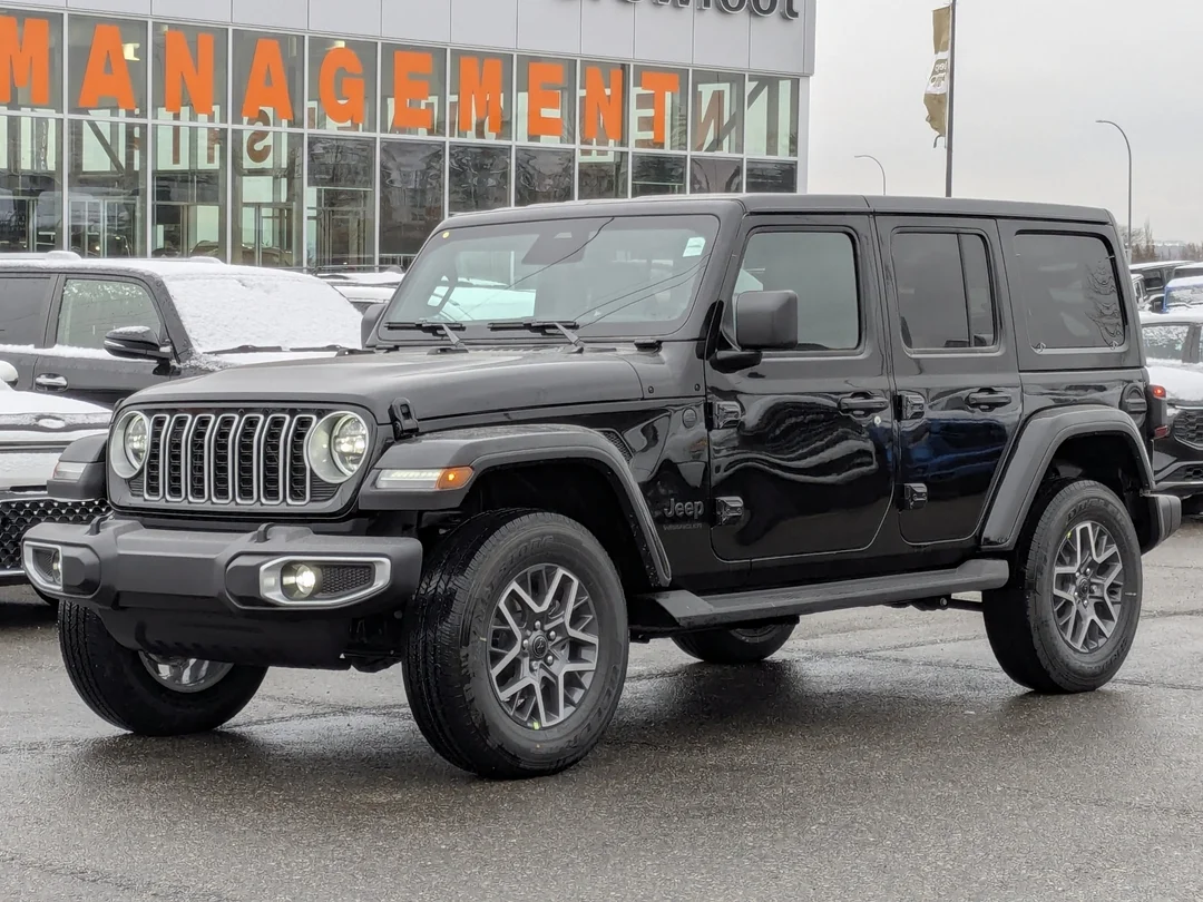 New 2026 Black Jeep Sahara - - 4x4 - Body- Color Top - Safety Group - 3.6L Pentastar V6 - Remote Start & More! image 4