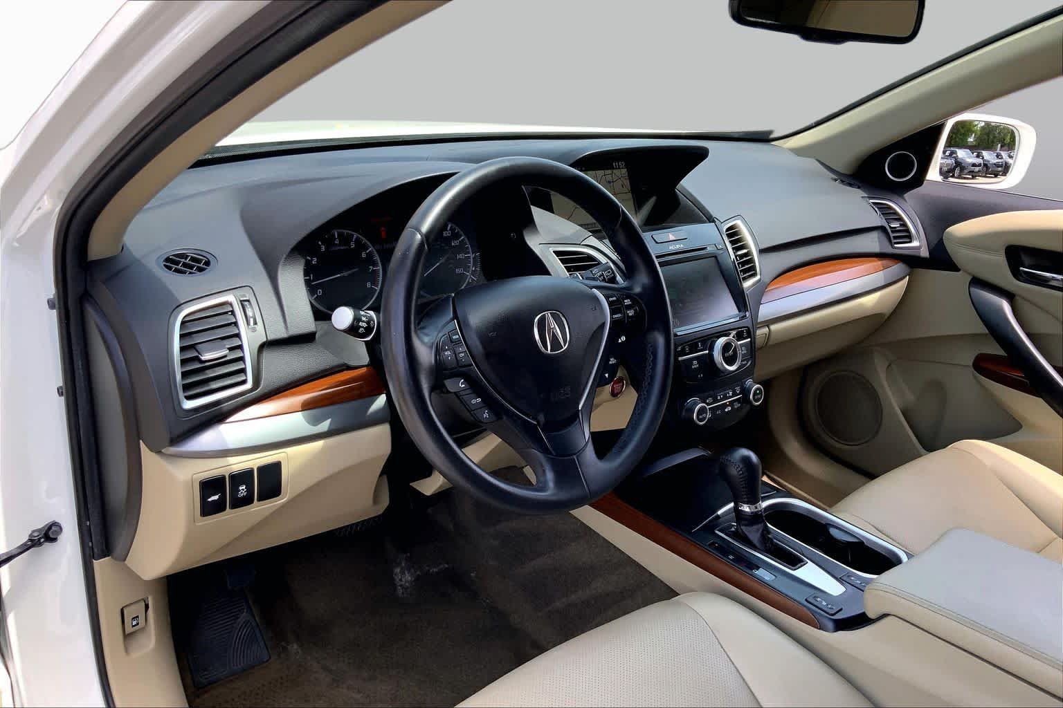 Used 2017 White Diamond Pearl Acura AWD with Technology Package image 18