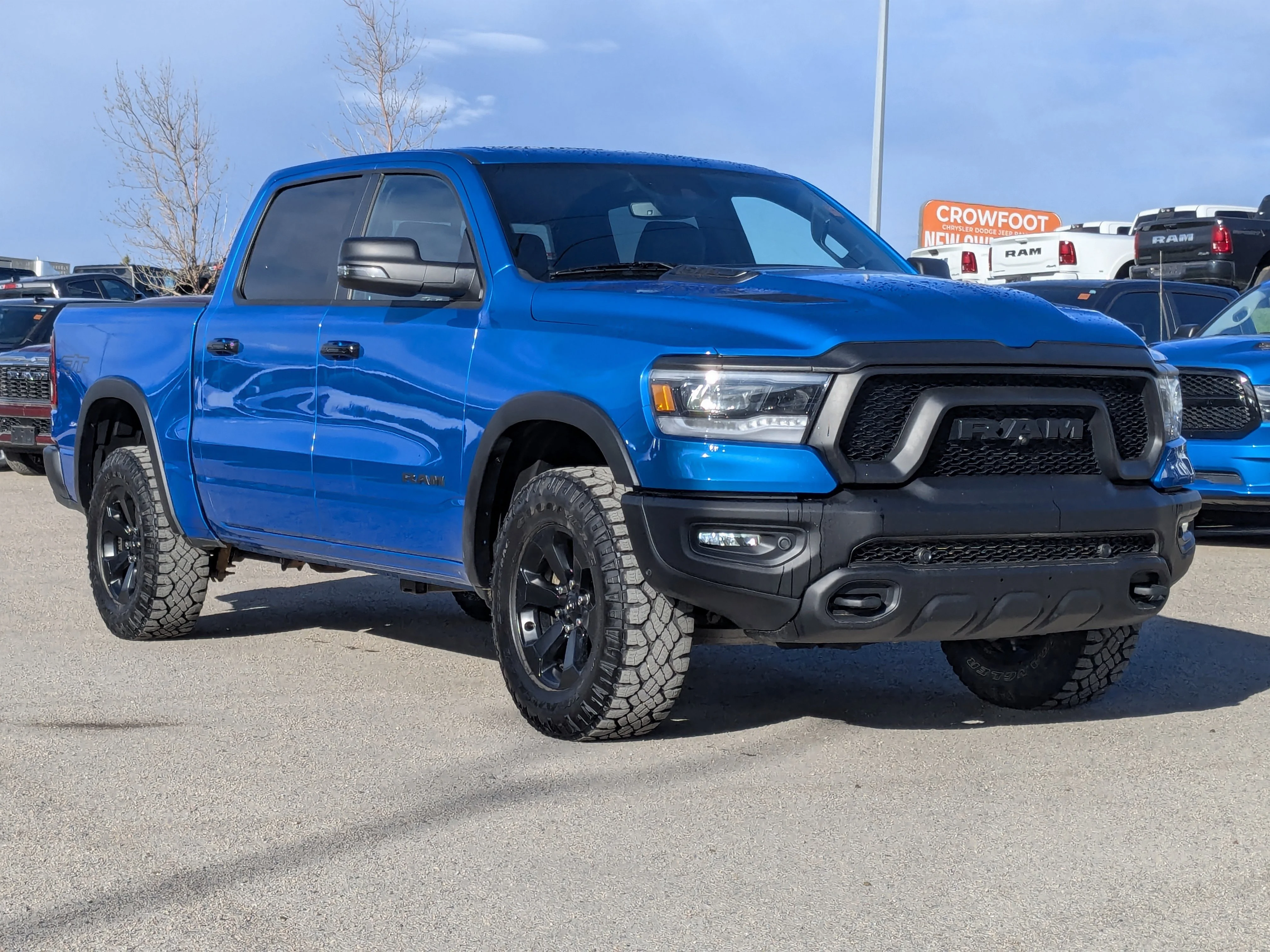 Used 2023 Blue RAM Rebel - Level II - GT Pkg - Advanced Safety Grp - Night Edition & More image 2