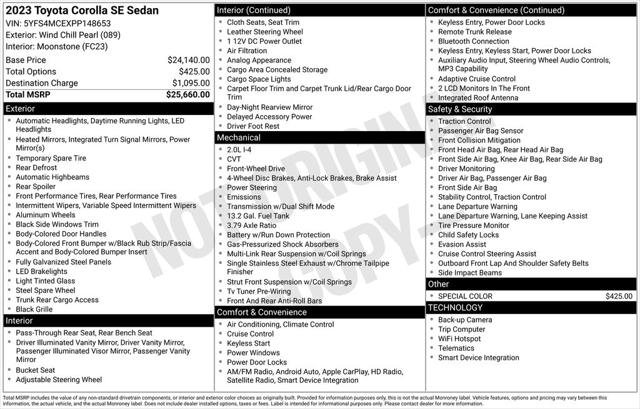 Certified Used 2023 PLATINUM WHITE PEARL MC. Toyota  image 6