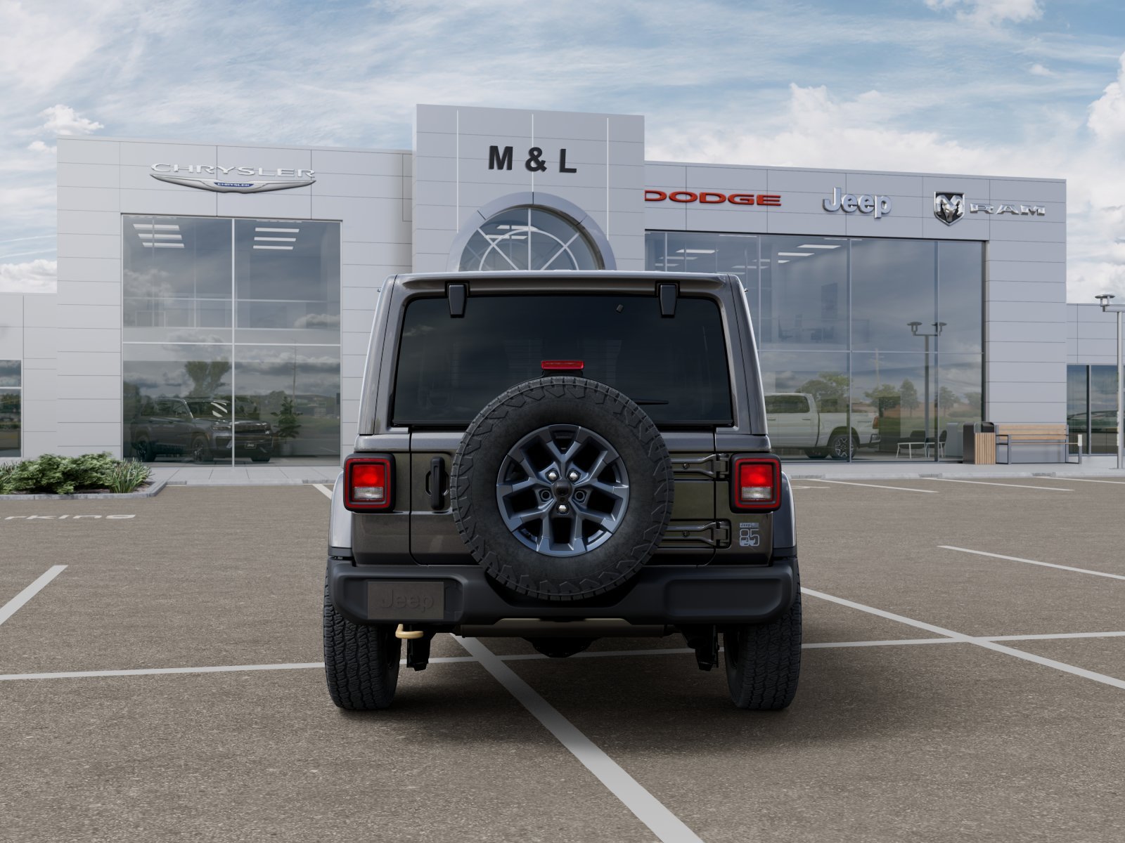 New 2026 Granite Crystal Metallic Clear-Coat Exterior Paint Jeep 85th Anniversary image 33