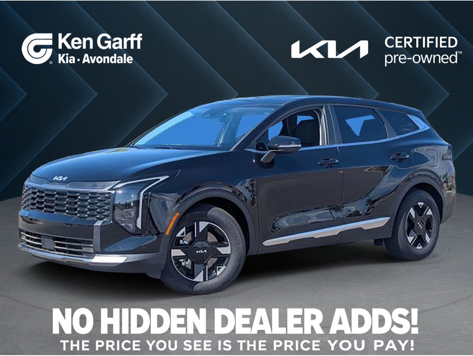 Used 2026 Ebony Black Kia LX image 1